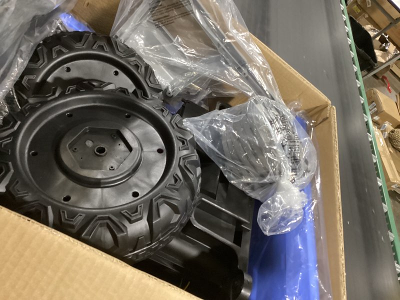 Condition photo showing As Is for Garvee ride on car blue (similar to,stock image) (not complete) box 1 of 2 