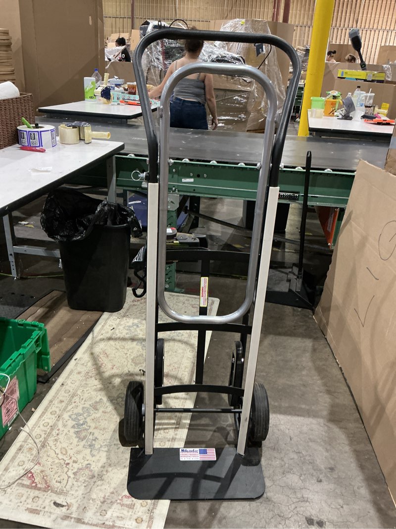 Condition photo showing Good Condition for milwaukee 1000-lb capacity 2 -wheel black steel appliance hand truck