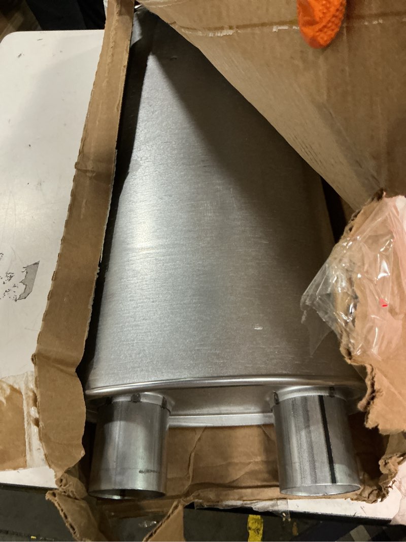 Condition photo showing Good Condition for walker soundfx universal 18133 universal exhaust muffler 3" inlet (id) 2.25" outlet (id) for chevrolet c1500