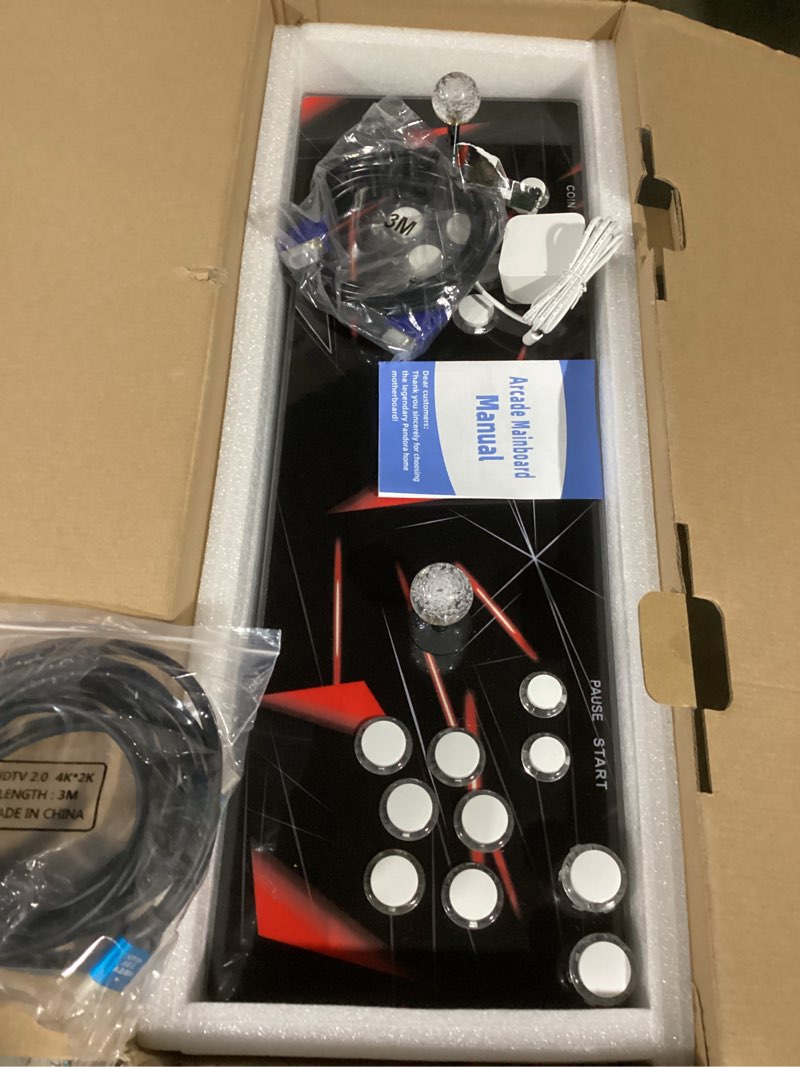Condition photo showing Good Condition for ? 35000 Games in 1 ? 70S Pandoras Box Arcade Game Console Retro Game Machine for Home PC & TV, 2-4 Players, 1280X720, Support 3D , Search/Hide/Save/Load/Pause , Favorite List,Double Stick 26800 in 1