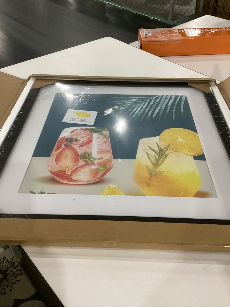 Condition photo showing Good Condition for 19x19 frame black, display picture 15x15 with mat or 19x19 without mat, photo poster picture frame wall mounting home decor, 1-pcs