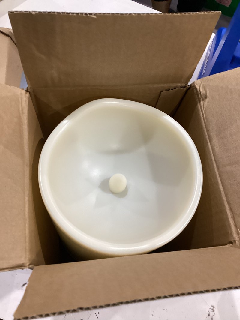 Condition photo showing Good Condition for homemory 6" x 12" extra large outdoor waterproof candle with auto 6-hour timer, ivory plastic made, long last for half a year