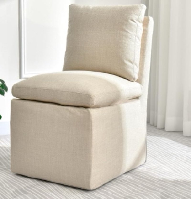 Duhome Upper part of chair inside Cream