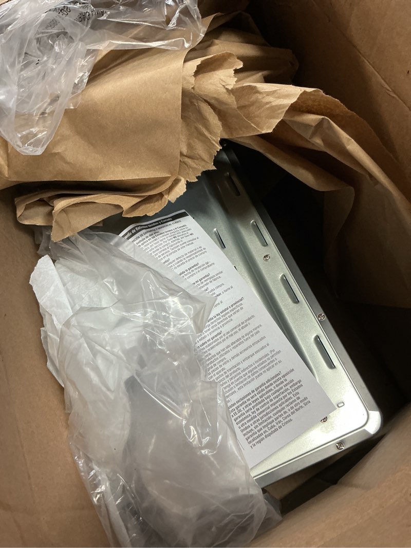 Condition photo showing As Is for black+decker 4-slice toaster oven with natural convection, stainless steel, to1760ss (to1760sst-1)