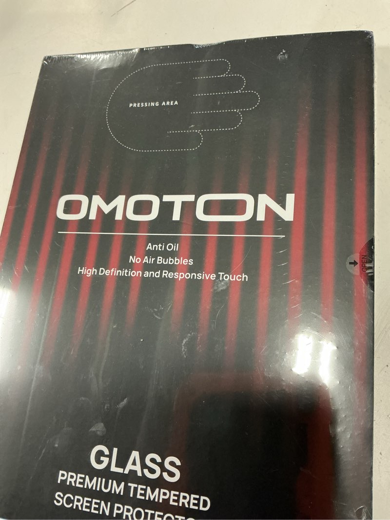 Condition photo showing New/Like New for omoton papersense 2 paper screen protector for ipad air 13 inch m4 2026/m3 2025/m2 2024 (8th/7th/6th gen)?matte-layer glass film with dust-free installation tray, anti-glare, apple pencil support ipad air 13''