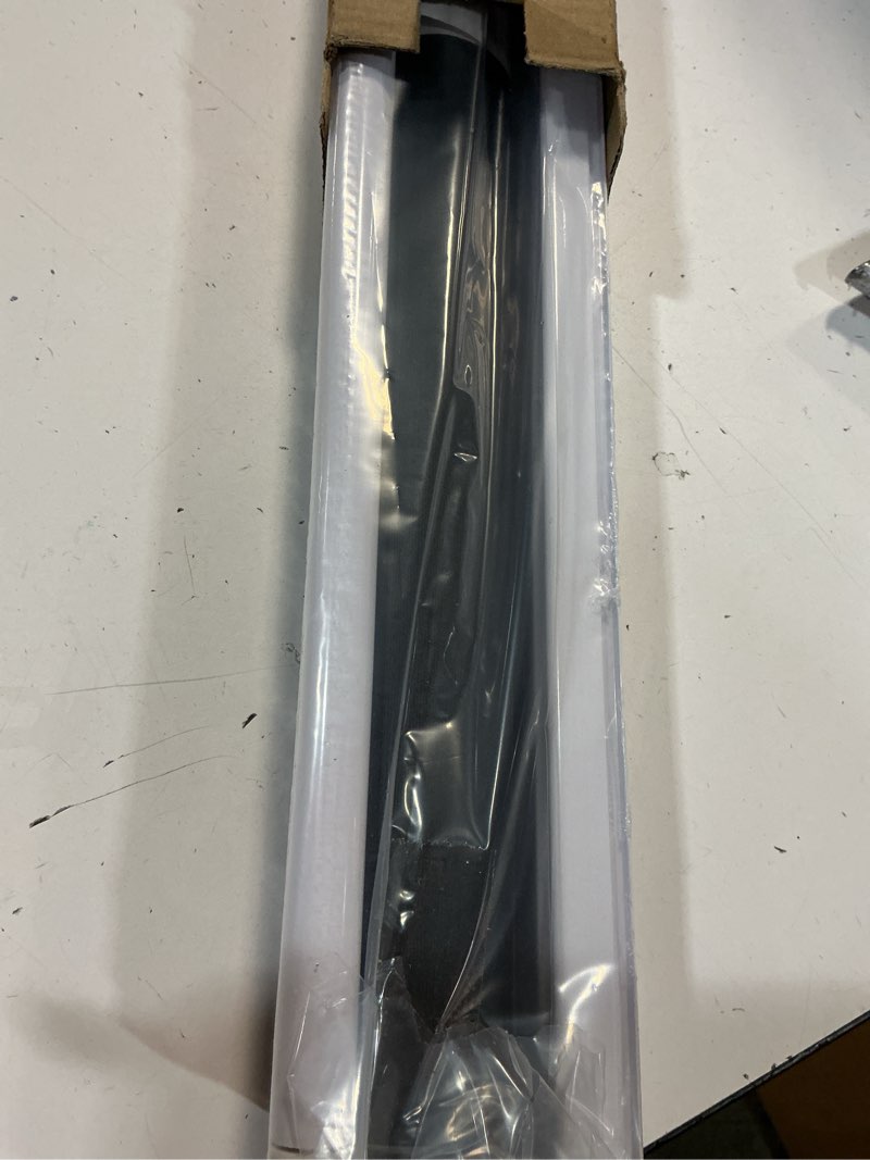 Condition photo showing New/Like New for chrisdowa cordless blackout roller shades for windows, thermal insulated uv protection pull down shades, total blackout window blinds for home, office, bedroom, door (23" w x 72" h, black) 23"w x 72"h black