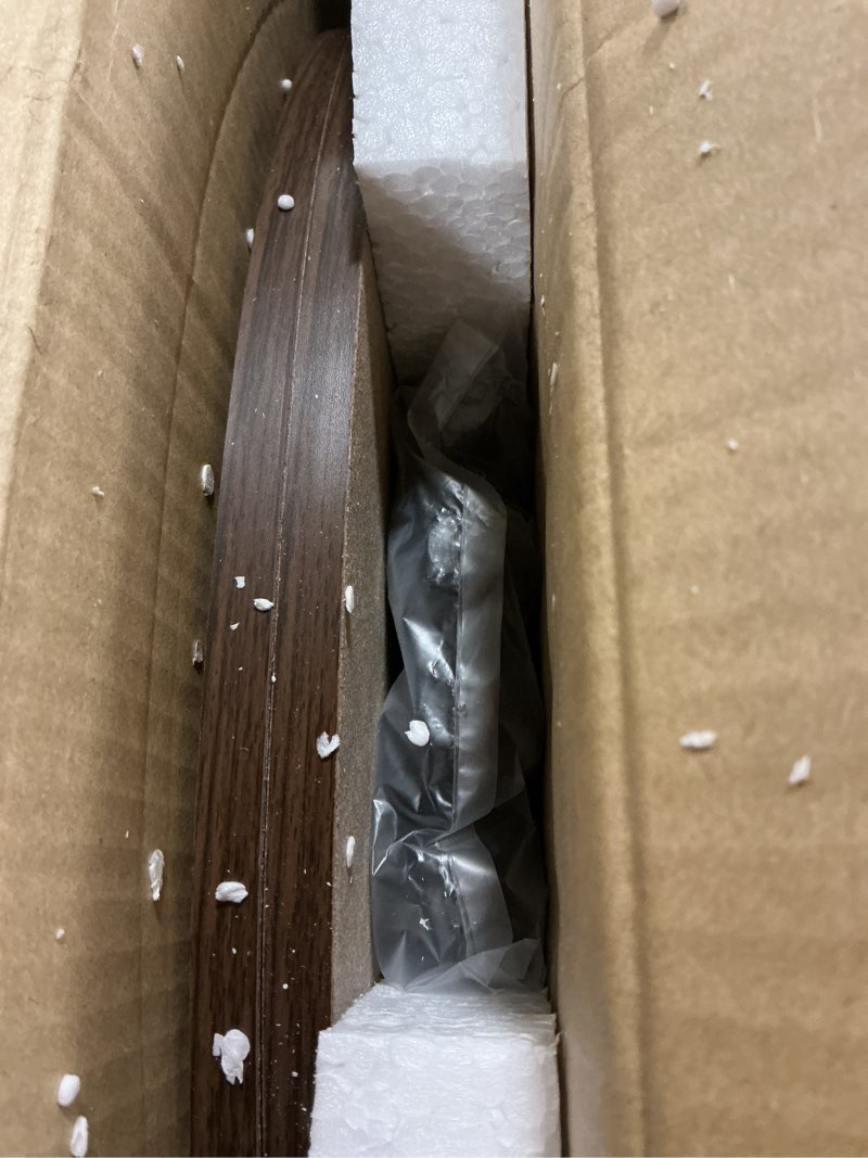 Condition photo showing Good Condition for Furinno Turn-N-Tube Simple Design 2-Tier Round Wooden Small Coffee Table, Amber Pine Amber Pine Round Shape Table