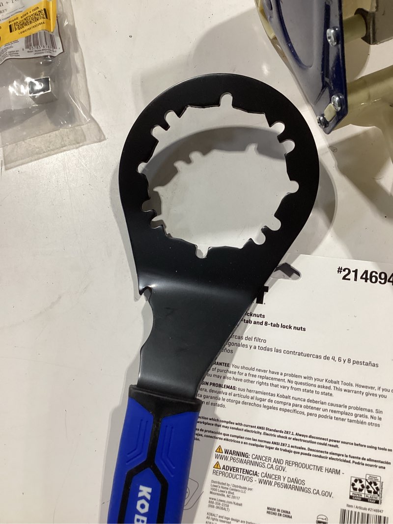 Condition photo showing Good Condition for kobalt sink drain wrench