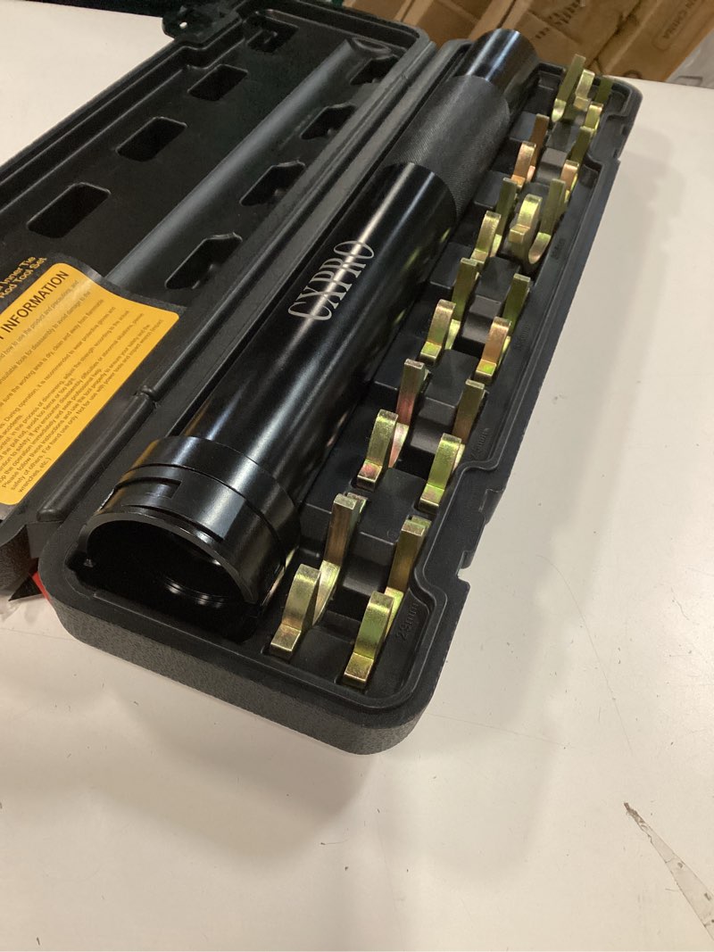 Condition photo showing New/Like New for Inner Tie Rod Removal Tool Kit, Inner Tie Rod Tool Set with 12 Crowfoot Adapters 1/2 Inch Drive Tube for Tie Rods Remove & Install Cars