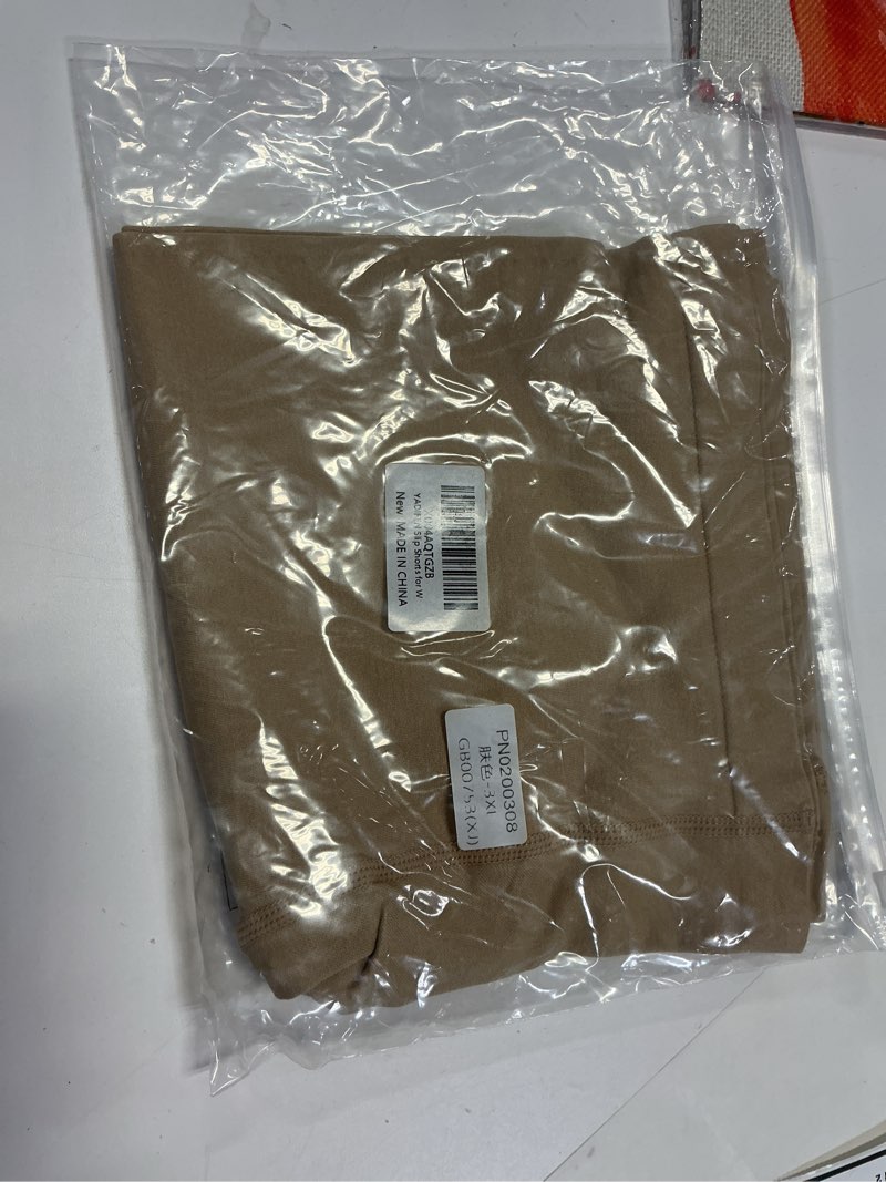 Condition photo showing New/Like New for YADIFEN Slip Shorts for Women Under Dress, Anti Chafing Underwear Bike Shorts Comfortable Yoga Boyshort Panties Large Nude-1pack