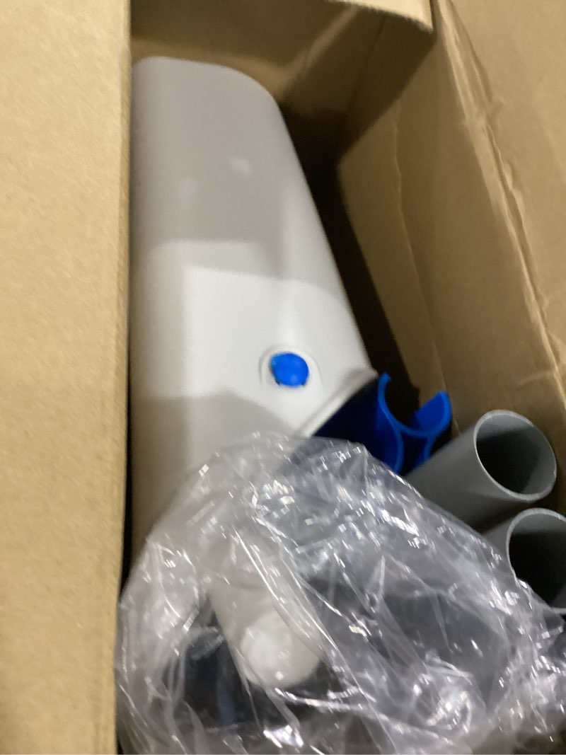 Condition photo showing As Is for TreeLen Long Handle Broom and Dustpan Set,Upright Dust Pan Combo for Home, Kitchen, Room, Office, Lobby Floor Use Without Bending Blue Broom and Dustpan