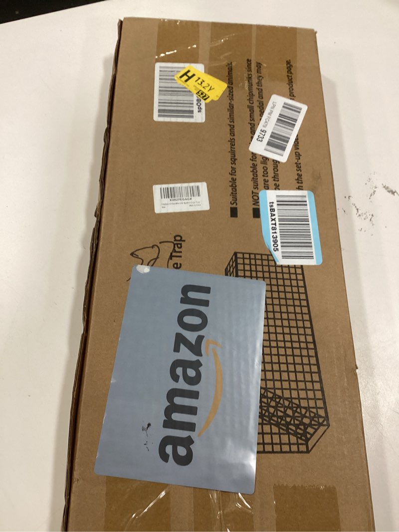 Condition photo showing New/Like New for Gingbau Foldable Squirrel Trap Heavy Duty Humane Live Animal Cage Trap - 17.3” x 7.4” x 8.2” Medium