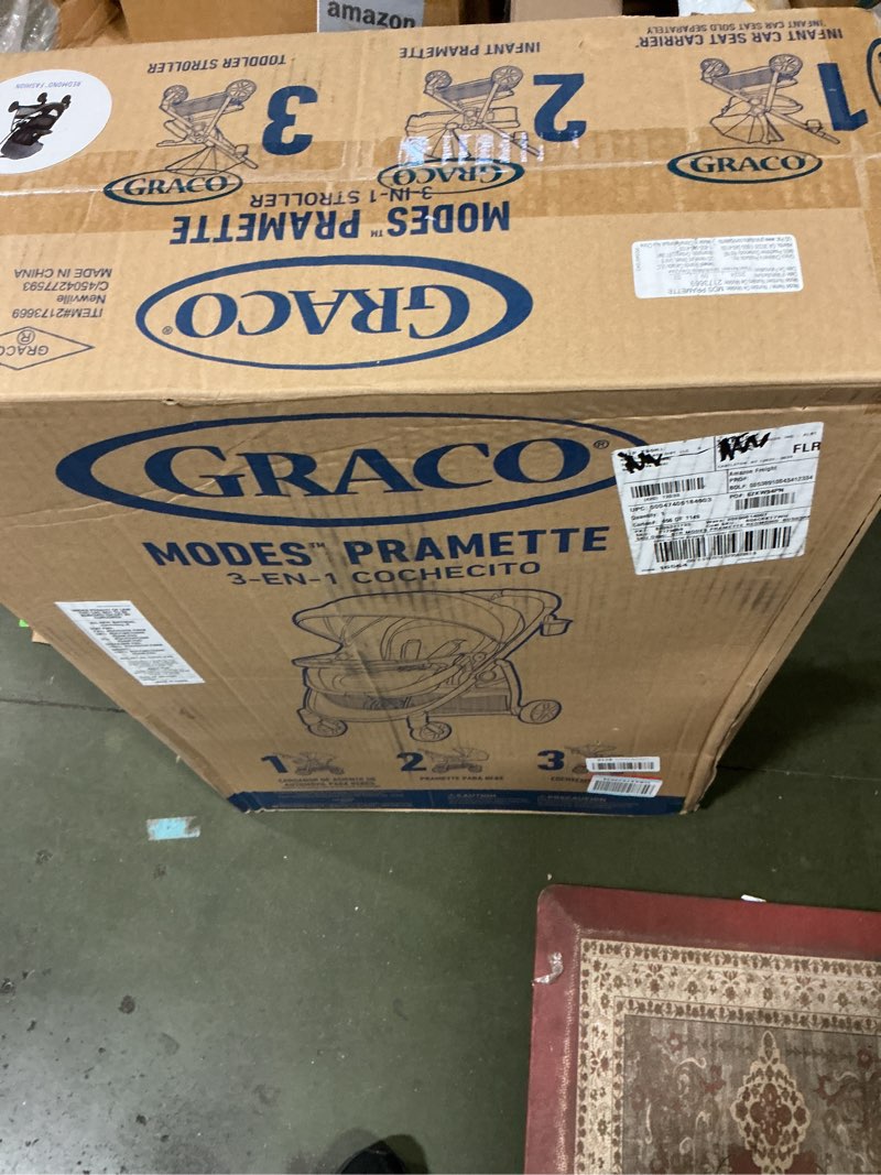 Condition photo showing Good Condition for Graco Redmond Modes Pramette Stroller, 3-in-1 Convertible: Car Seat Carrier, Infant Pramette to Toddler Stroller with Reversible Seat and One-hand Fold(incomplete)