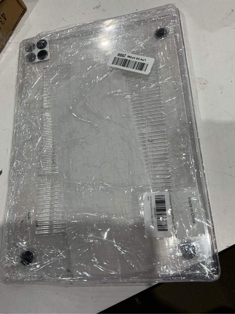 Condition photo showing Good Condition for ibenzer compatible with macbook pro 16 inch case 2026 2025 2024 2023 2022 m4 m3 m2 m1 a3403 a3186 a2991 a2780 a2485 pro max for mac pro 16,hardshellcase&keyboardcover,crystal clear, t16x-cycl+1 for macbook pro 16" with touch id crystal clear