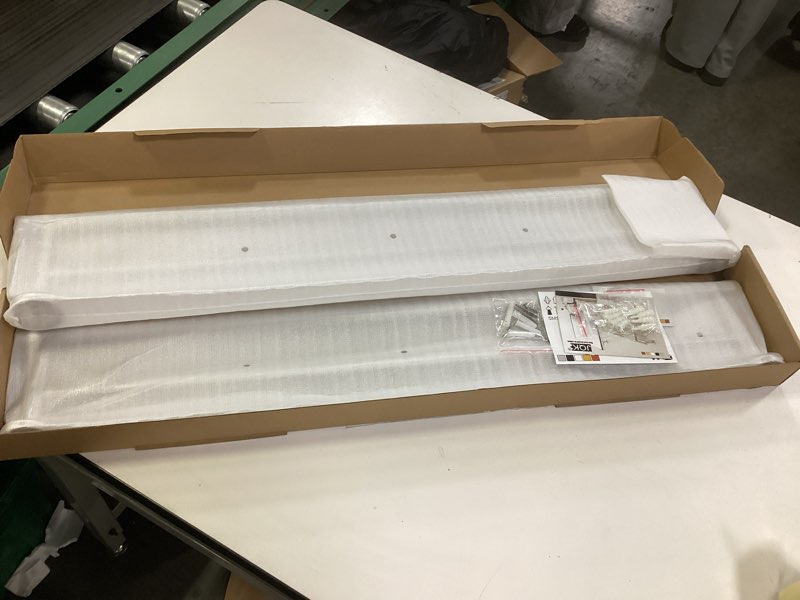 Condition photo showing New/Like New for JQK Double Bath Towel Bar, 33 Inch 304 Stainless Steel Thicken 0.8mm Towel Rack for Bathroom, Brushed Finished Wall Mount, 30 Inch Useable Length 2 Pack, TB100L30-BN-P2 33 Inch (2 Pack) Brushed Steel