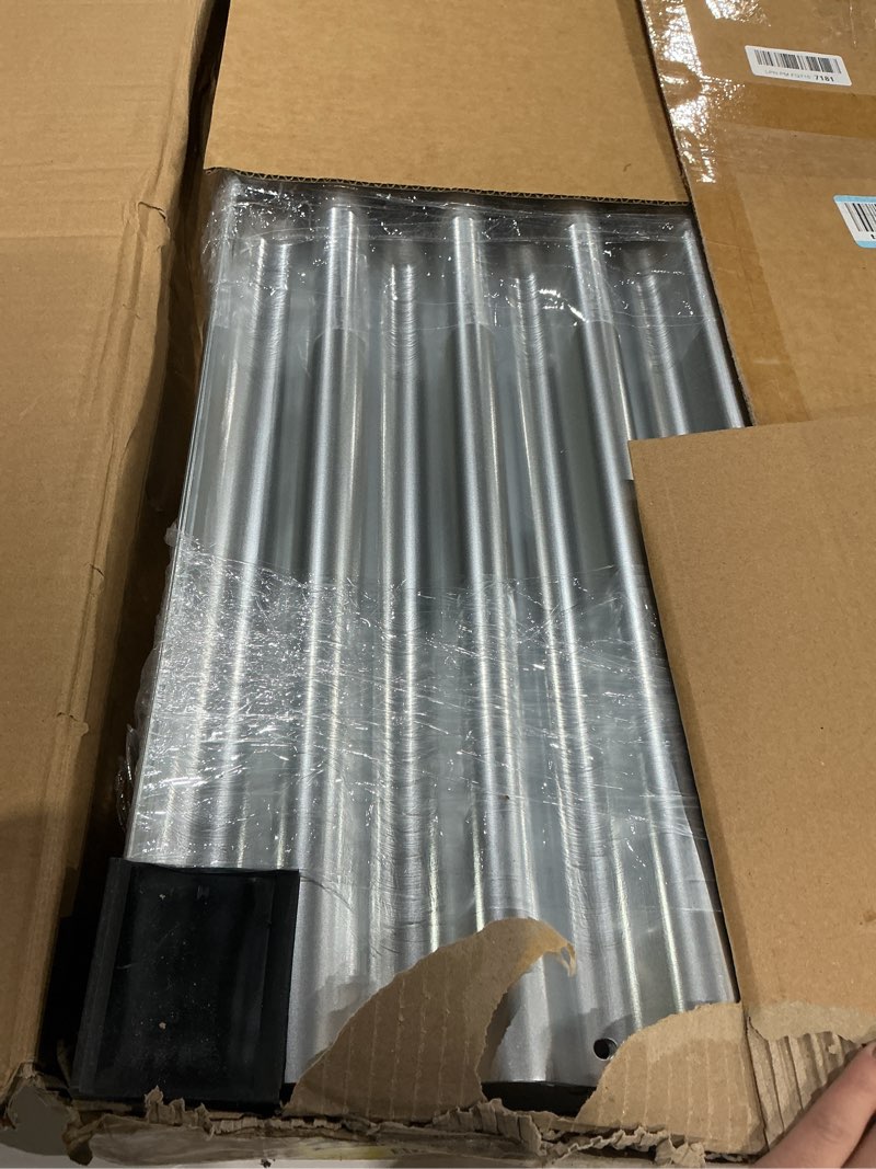 Condition photo showing Good Condition for land guard 2 pack 6×3×2 ft galvanized metal raised garden bed, 2ft deep root elevated planter box steel large vegetable flower bed kit, silver 6×3×2ft 2