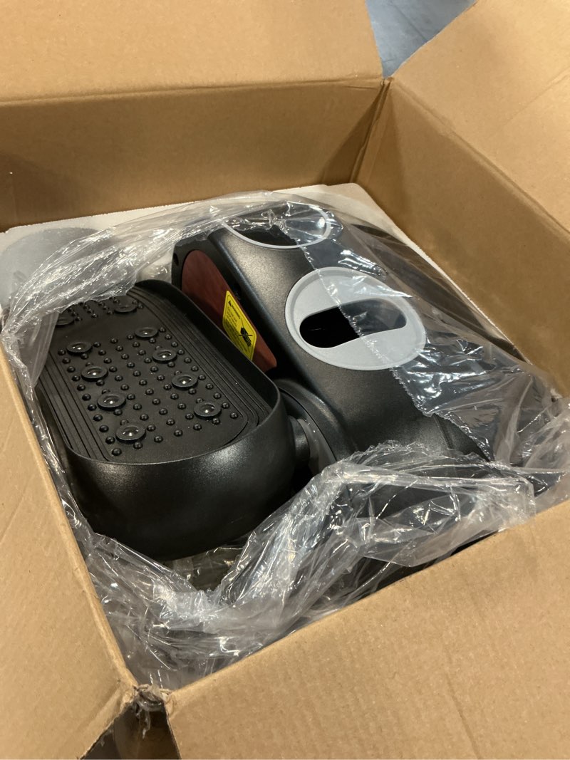 Condition photo showing As Is for MERACH Under Desk Elliptical Machine, Leg Exerciser While Sitting for Seniors with Remote Control & 12-Speeds, Quiet Portable Electric Seated Pedal Exerciser Machine for Home Office