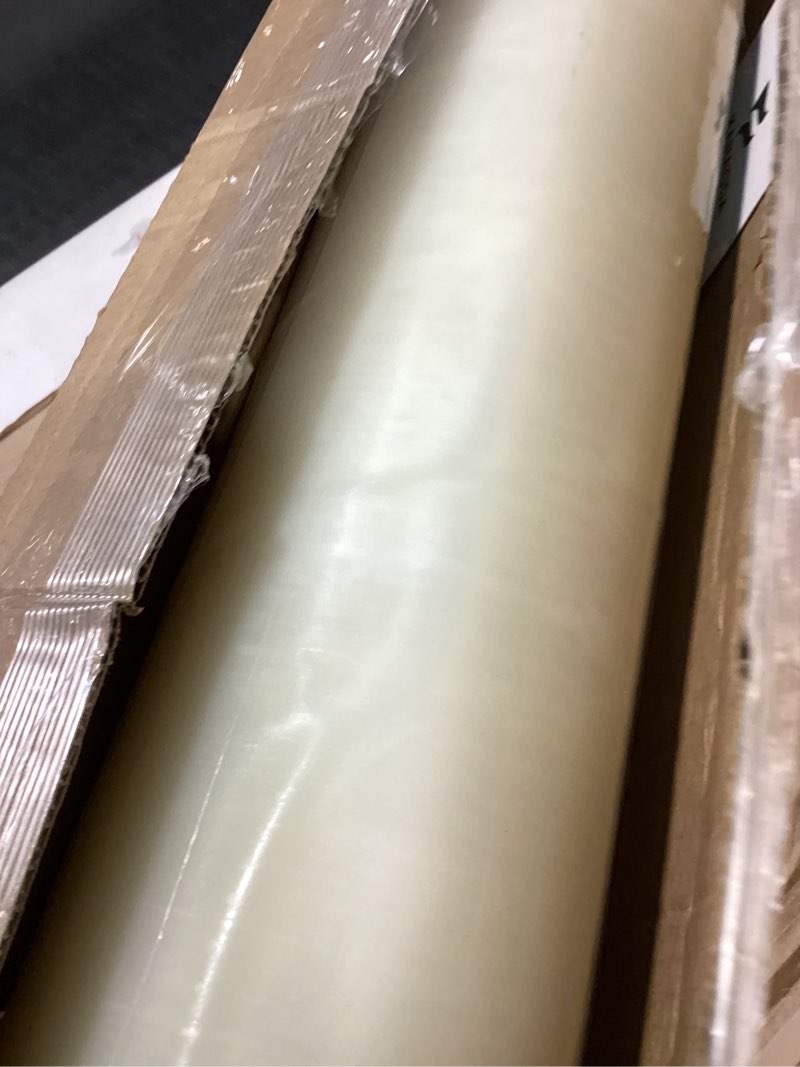Condition photo showing As Is for karagda 24” x 250 ft carpet protection film – heavy-duty clear self-adhesive floor protector for moving, painting & construction