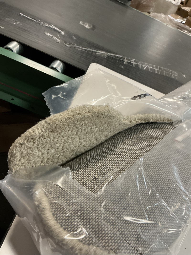 Condition photo showing As Is for Loloi Chris Loves Julia Scottie Collection SCO-01 Fog/Ivory 2'-3" x 3'-9", .87" Pile Height, Runner Rug Fog / Ivory 2'3" x 3'9" (Rectangular)