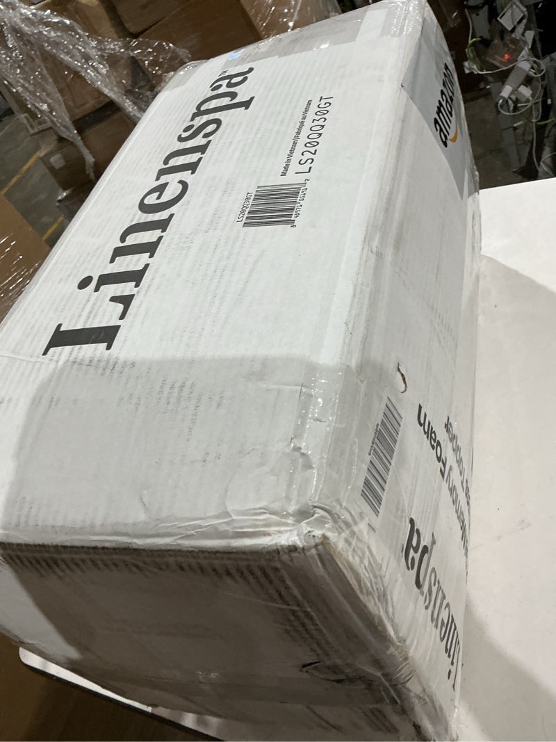 Condition photo showing Good Condition for linenspa memory foam mattress topper, queen size - 2 inch gel infused memory foam - plush feel - cooling and pressure relieving - certipur certified queen 2 inch classic gel