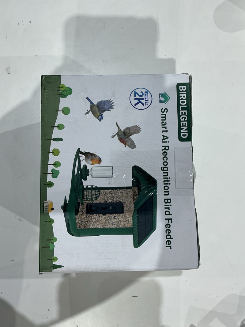 Condition photo showing Good Condition for birdlegend-bl03 bird feeder with camera solar powered, 2k clarity 3:4 portrait free ai identify arrival alerts with 64gb card smart cameras birds feeders wireless outdoor gift for bird lover
