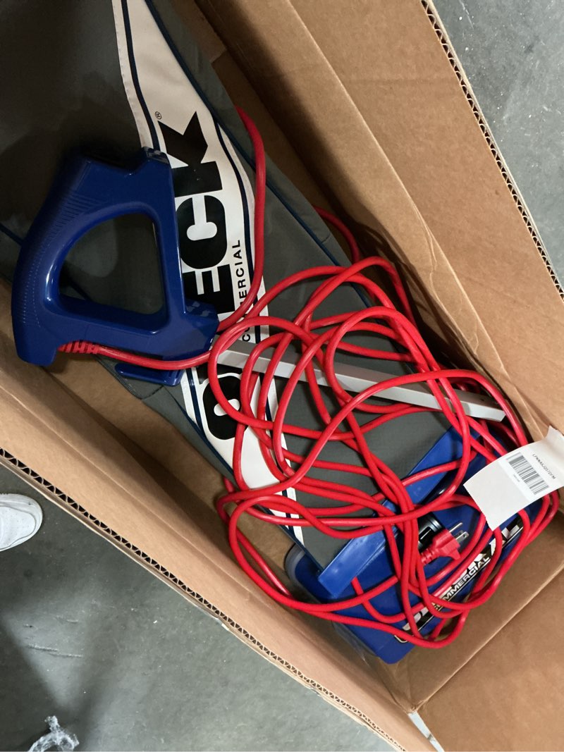Condition photo showing As Is for oreck commercial xl vacuum cleaner, bagged upright vac for carpets and hard floor, lightweight, automatic height adjust, high-speed brush roll, powerful vacuum cleaners for commercial use