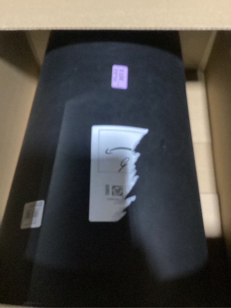 Condition photo showing New/Like New for Umbra Vento Kitchen Trash Can with Open Top, Large 16-Gallon (62 L) Capacity, Black/Nickel Black-Nickel