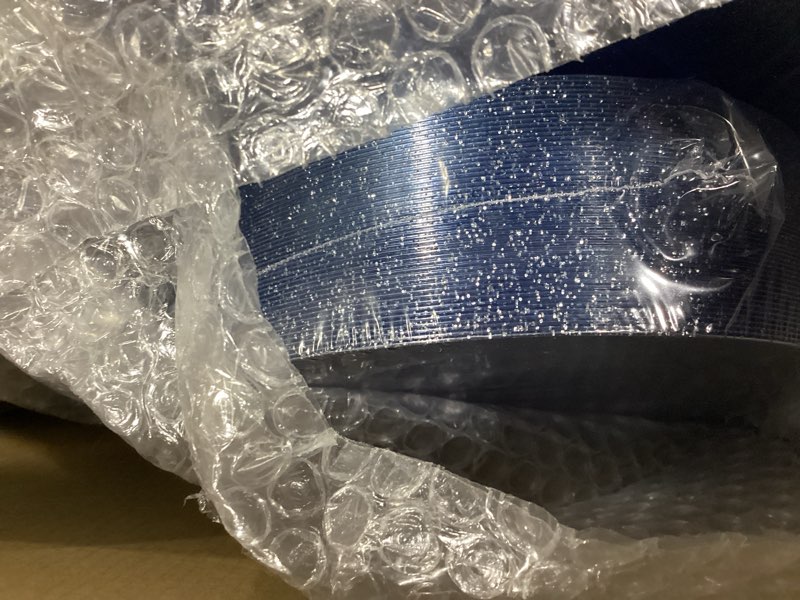 Condition photo showing Good Condition for dayammi 350 pieces blue glitter dinnerware set 50 guest for party- 50 dinner plates, 50 dessert plates -50 per rolled napkins with blue cutlery - 50 disposable cups 9 oz blue glitter 350pcs?50 guests)