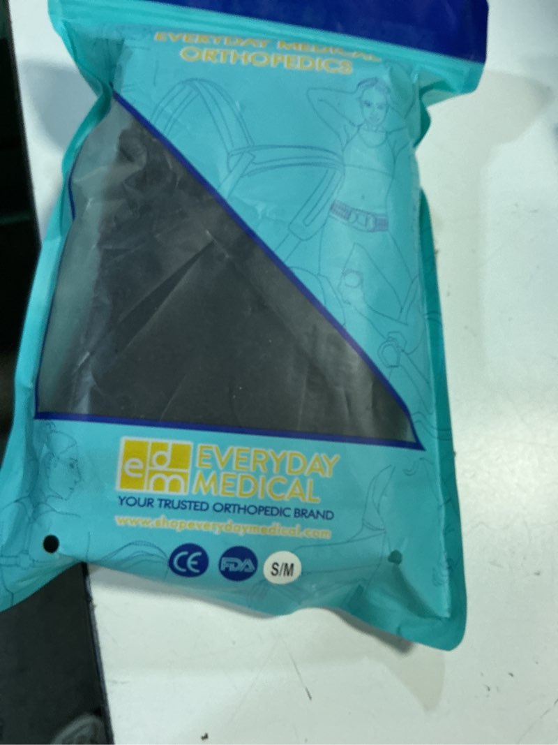 Condition photo showing New/Like New for everyday medical inguinal hernia support belt for men i fits left or right side i post surgery men and womens hernia support truss for inguinal, groin hernias i adjustable waist strap i black, s/m black small/medium (pack of 1)
