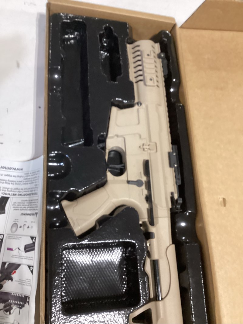 EMERBU Pro-Grade Gel Splatter Ball Blaster ARP9 Upgraded by EMERBU - Metal and Nylon Body - 11.1V High Power - Metal Gearset - High Speed Motor - for Ages 15+ Adults Black missing parts