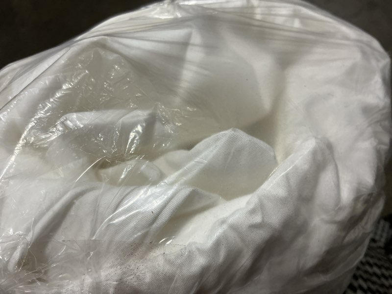 Condition photo showing Good Condition for cotton duvet cover, queen/full, white