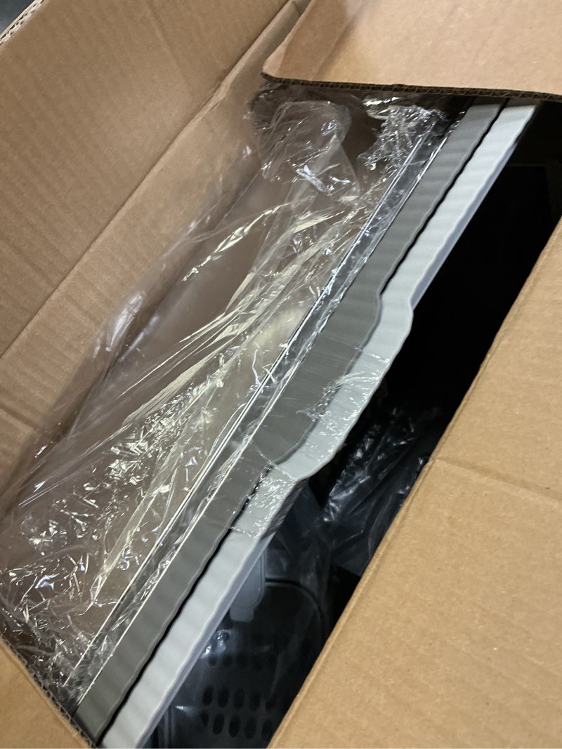 Condition photo showing Good Condition for 2 Pack Stainless Steel Cat Litter Box with Lid, XL Extra Large Metal Box for Big Cats, 24" L x 16" W x 12" H, Enclosed Litter Box High Sided, Non-Sticky, Include Litter Scoop Dark Gray & Light Gray