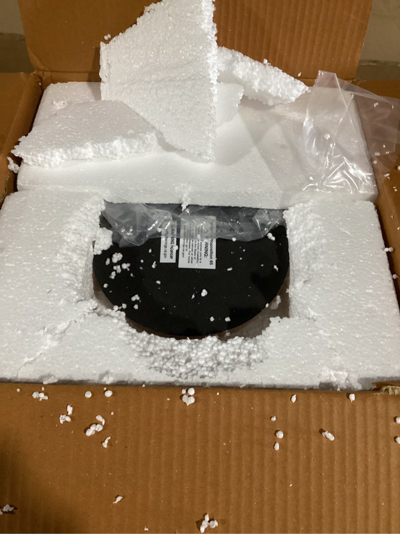 Condition photo showing Good Condition for Deco 79 Aluminum Globe with Tiered Base, 9" x 8" x 13", Copper