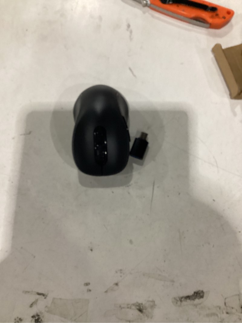 Condition photo showing Good Condition for trueque wireless mouse, 2.4ghz ergonomic mouse for laptop & pc, silent portable computer mice with back & forward buttons, usb-c adapter for windows/mac, m01 (black) ink black 1 pack