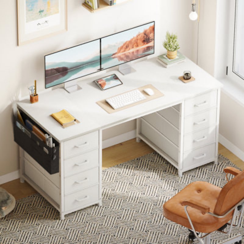 Home Office Desk With 8