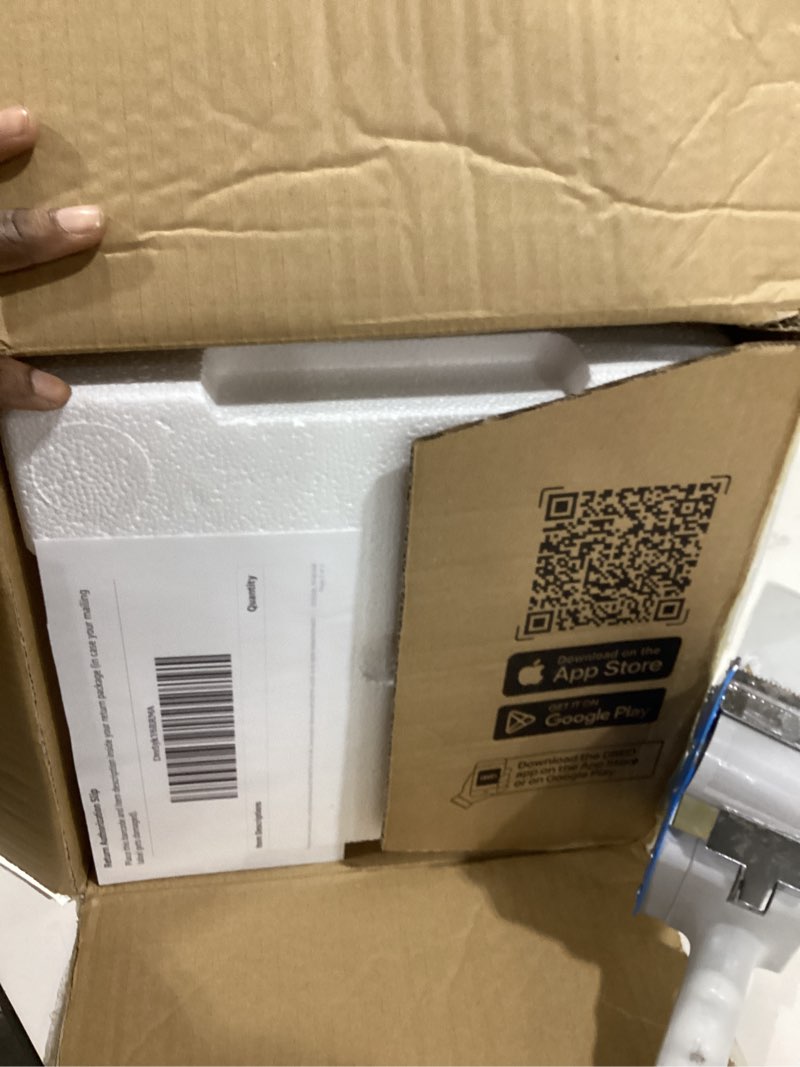 Condition photo showing As Is for DREO 16L Smart Humidifier Large Room 1000 ft², 130H Cool Mist Air Humidifiers for Bedroom Plants Baby, Top Fill, Remote/Touch/Voice & APP Control, Clean Tank Technology, 30dB, RGB Light, HM755S White