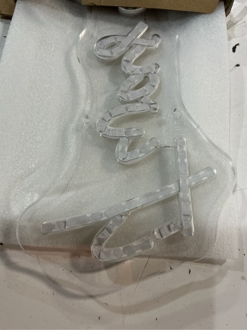 Condition photo showing Good Condition for 22.5 inch it was always you neon sign for wall decor dimmable, usb powered it was always you led sign for wedding proposal party, neon lights signs for for bedroom living room bar, warm white it was always you-warm white