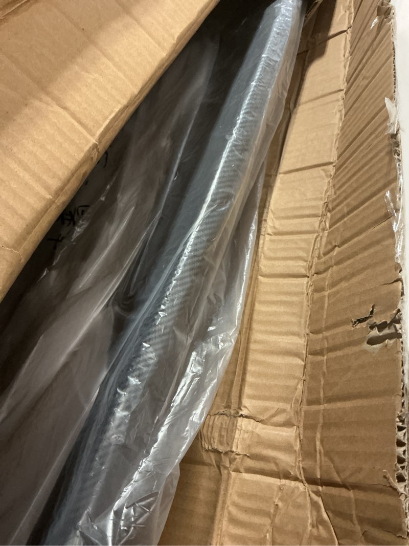Condition photo showing New/Like New for Rear Roof Spoiler with Trunk Splitter Tailgate Mid Spoiler Wing for Jeep Grand Cherokee 2014-2020 R Style Carbon Fiber Printing Rear Window Spoiler