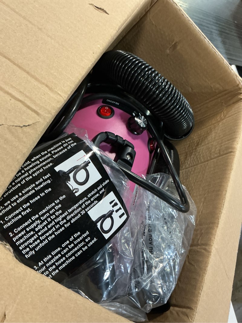 Condition photo showing Good Condition for dog dryer high velocity dog hair dryer 5.2hp/3800w, stepless adjustable speed temperature dogs groom