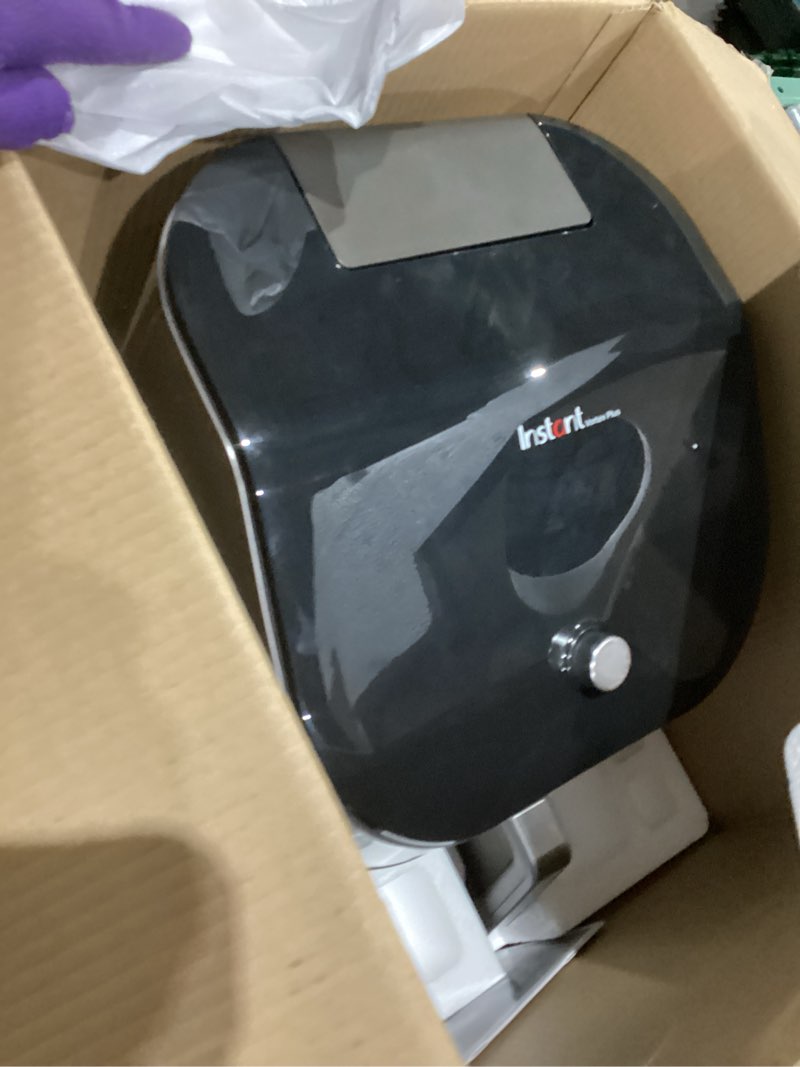 Condition photo showing As Is for Instant Pot Vortex Plus 6QT Air Fryer with Odor Erase Technology,6-in-1 Functions that Crisps,Roasts, Broils,Dehydrates, Bakes & Reheats, 100+In-App Recipes, from the Makers of Instant Pot,1700W,Black Vortex Plus 6 Qt