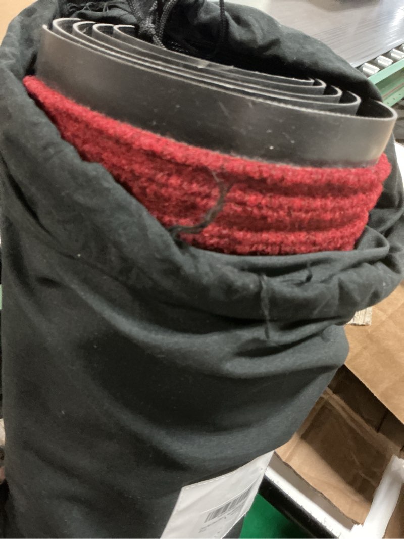 Condition photo showing Good Condition for door mat heavy duty outdoor indoor doormat low profile front door mat large 48x72 inch red entrance welcome mats easy clean patio entrance mat waterproof anti-skid rubber backing red 48" x 72"