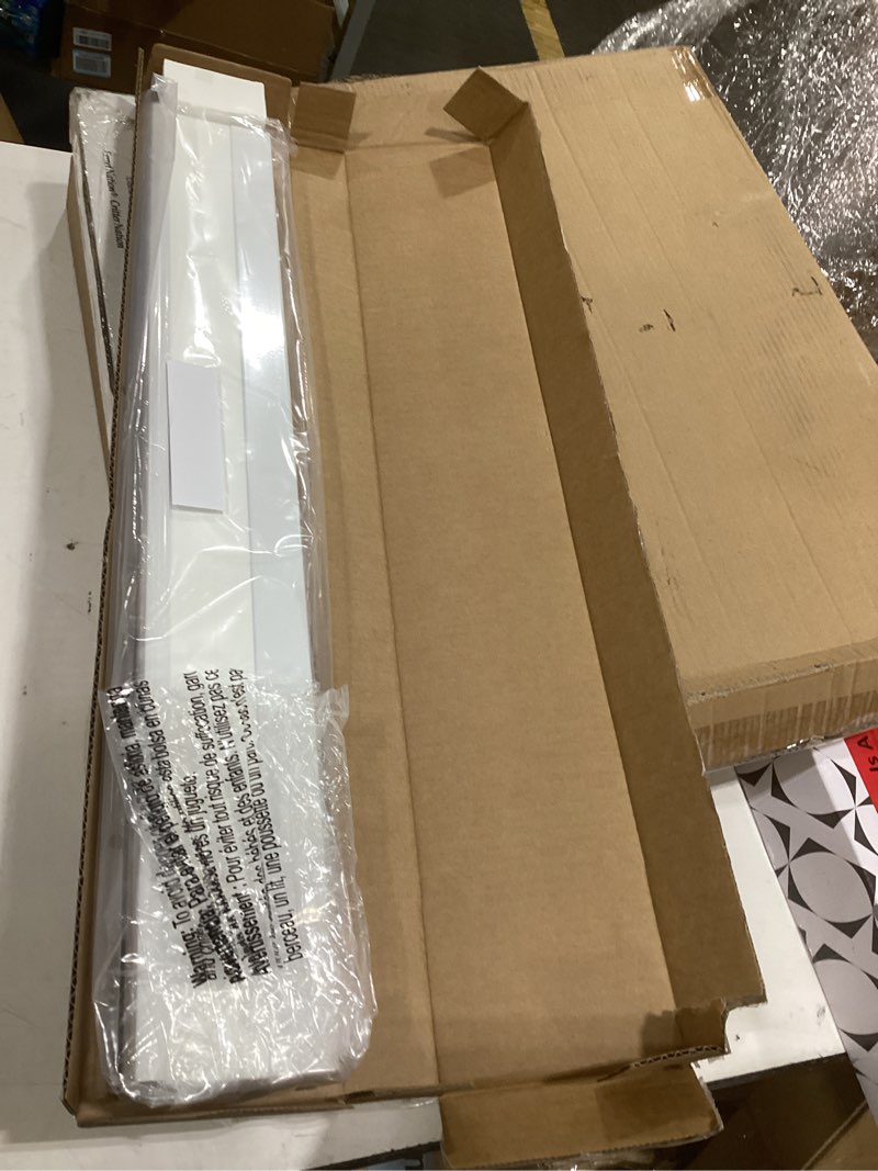 Condition photo showing Good Condition for lazblinds cordless cellular shades for french doors, no drill french door blinds for privacy, light filtering honeycomb shades for front door patio sliding glass door, 1 pack, 24" w x 78" h, white white-light filtering 24"w x 78"h