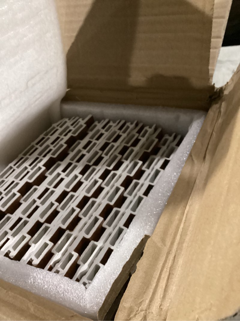Condition photo showing Good Condition for art3d wpc wainscoting panels, 16-pack 48 x 6 inch 3d wall accents for interior wall decor, living room, bedroom, teak 48" * 6" teak 16
