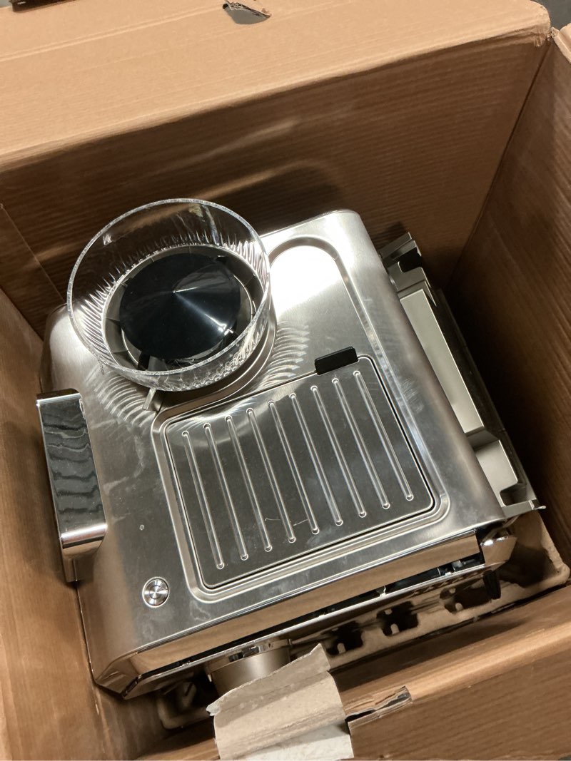 Condition photo showing As Is for de'longhi la specialista touch espresso machine with grinder & milk frother – cold brew & iced coffee maker, burr grinder, 10 drink presets, compact bean to cup, award-winning italian design