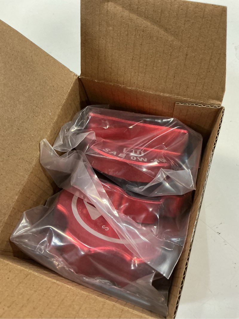 Condition photo showing Good Condition for aluminium alloy engine oil cap radiator cap washer cap brake fluid cap cover trim compatible with chevrolet corvette c8 2020-2023 2024 2025, engine cap cover set c8 accessories 4pcs (aluminum - red)