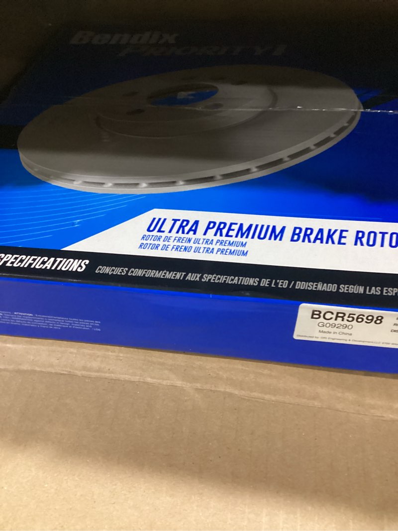 Condition photo showing New/Like New for bendix premium prt6463 front brake rotor front prt6463