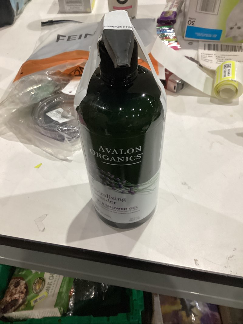 Condition photo showing New/Like New for Avalon Organics Bath & Shower Gel, Revitalizing Lavender, 32 Oz Revitalizing Lavender 32 Fl Oz (Pack of 1)