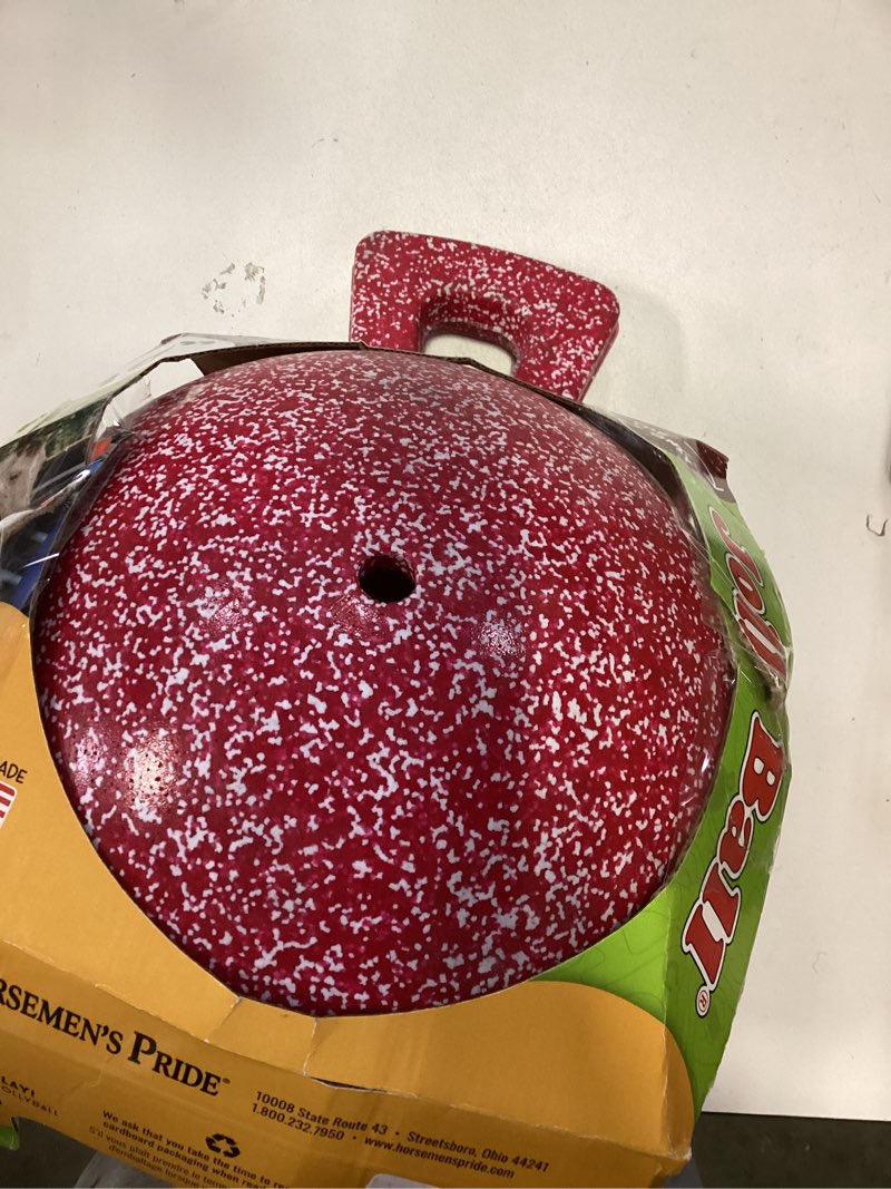 Condition photo showing Good Condition for Horsemen's Pride 10" Jolly Ball Horse Toy, Red Red 10 Inch