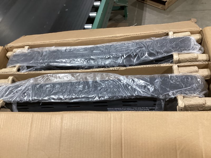 Condition photo showing Good Condition for Shinic 2 Packs Electric Garage Heaters with Remote Control, 1500W/750W Ceiling Mounted Radiant Quartz Heater with Work Light, 90° Rotation, 5 Mode Settings, Electric Heater for Garage, Shop, Patio