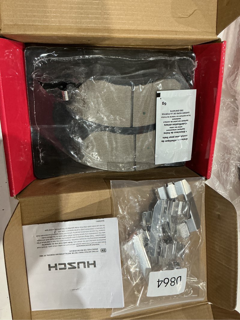 Condition photo showing As Is for husch front ceramic brake pads kit fit for hyundai santa fe, for xg350 | clean wheels, quiet, short braking distance, responsive braking, long service life, for various weather, road performance
